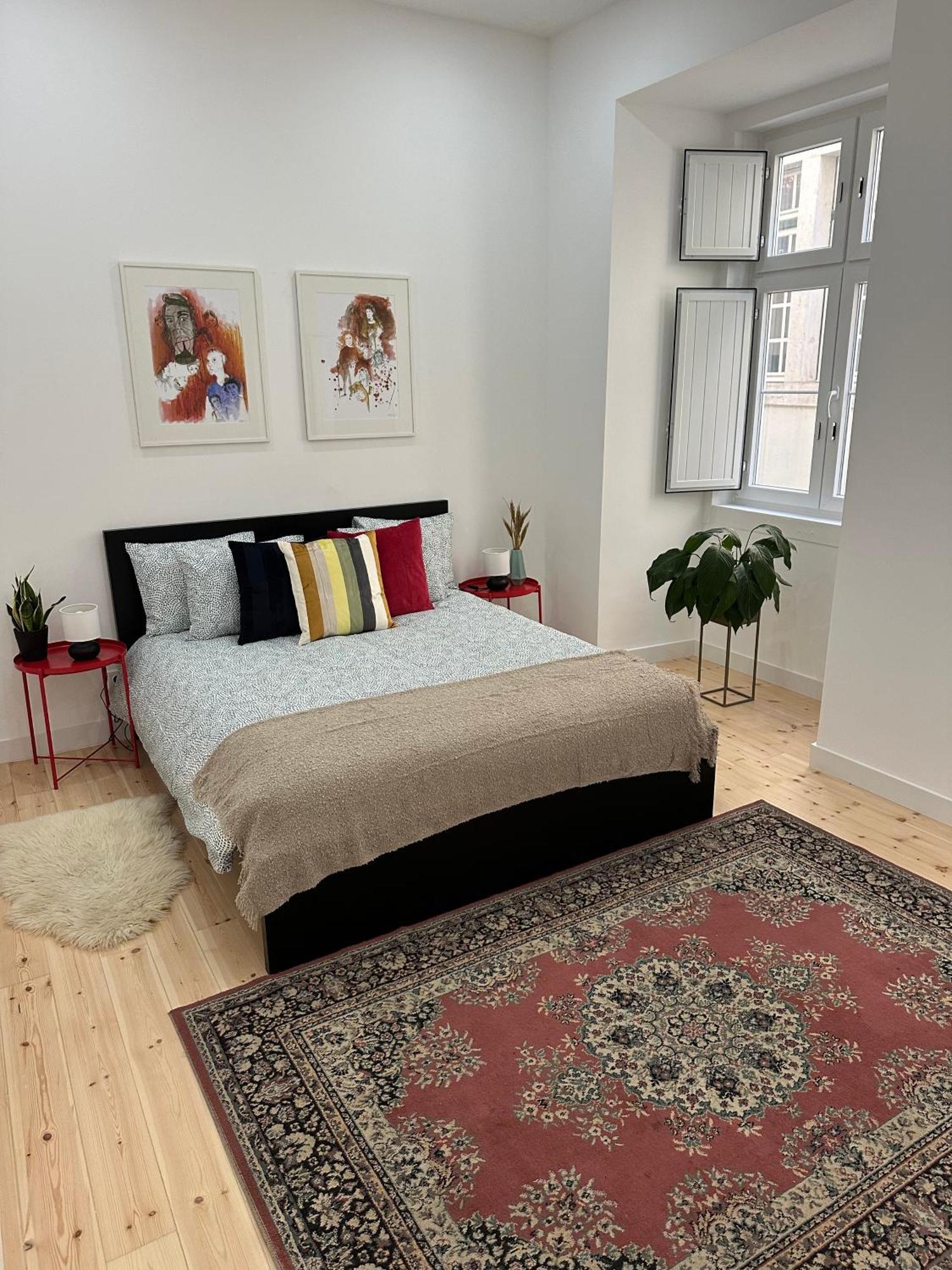 Modern Bedroom In Lisabona Exterior foto